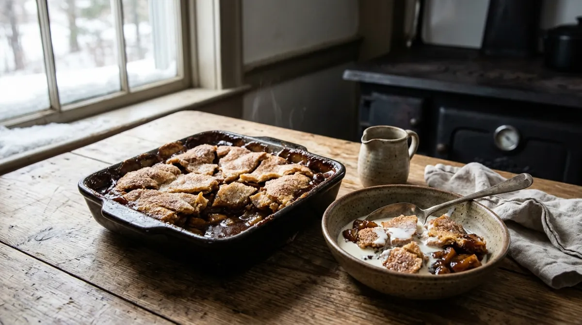 Apple Pandowdy (Old New England Pan Dowdy)