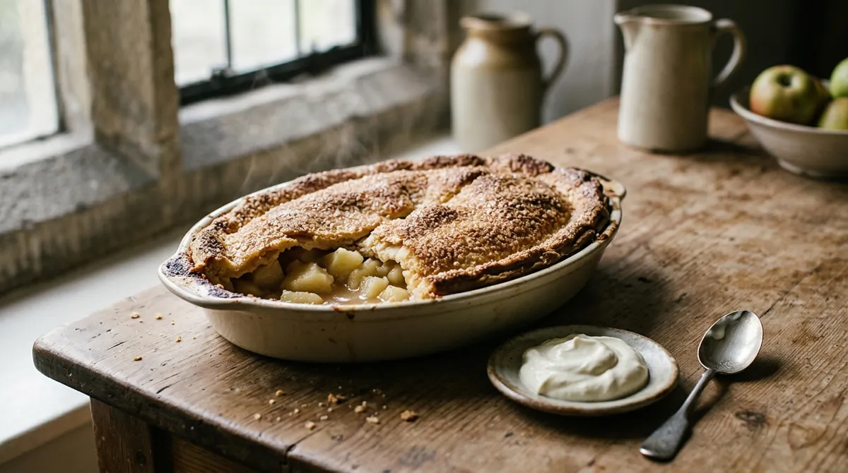 English Apple Pie (Cooking Apples Under a Pastry Lid)