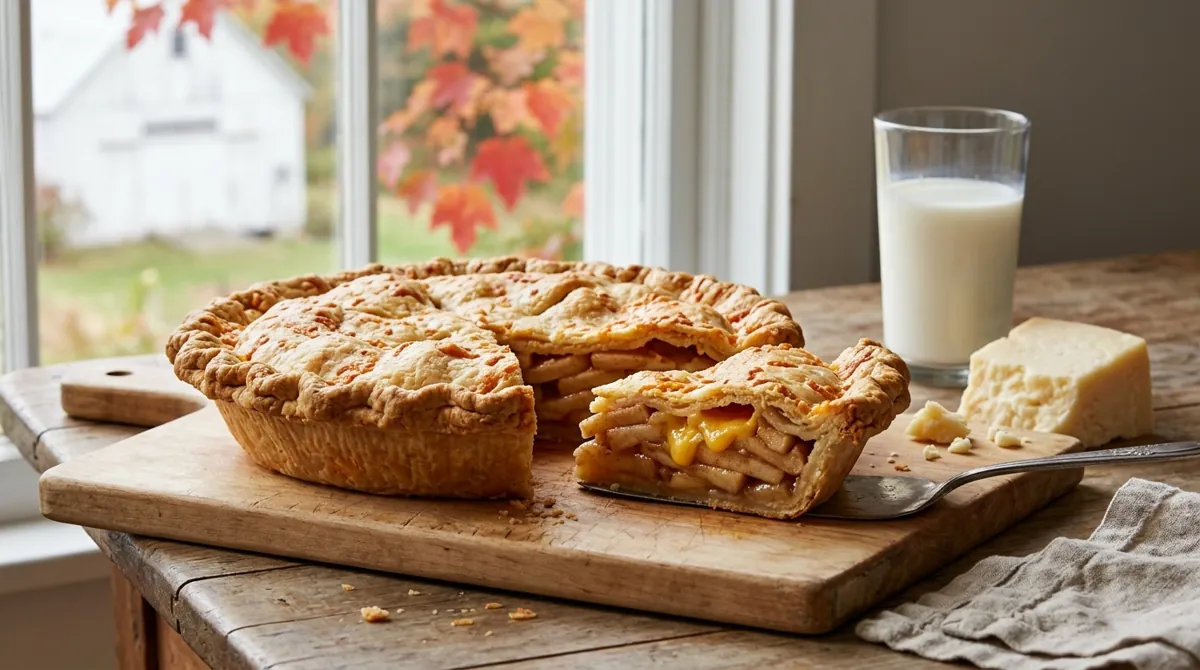 Vermont Apple Pie with Cheddar Crust