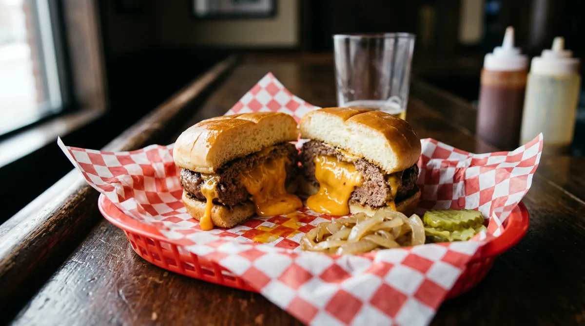 The Juicy Lucy (Minneapolis Cheese-Stuffed Burger)