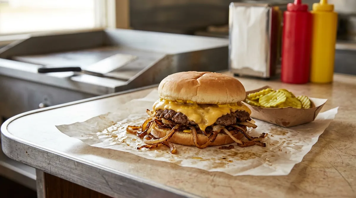 The Oklahoma Fried Onion Burger