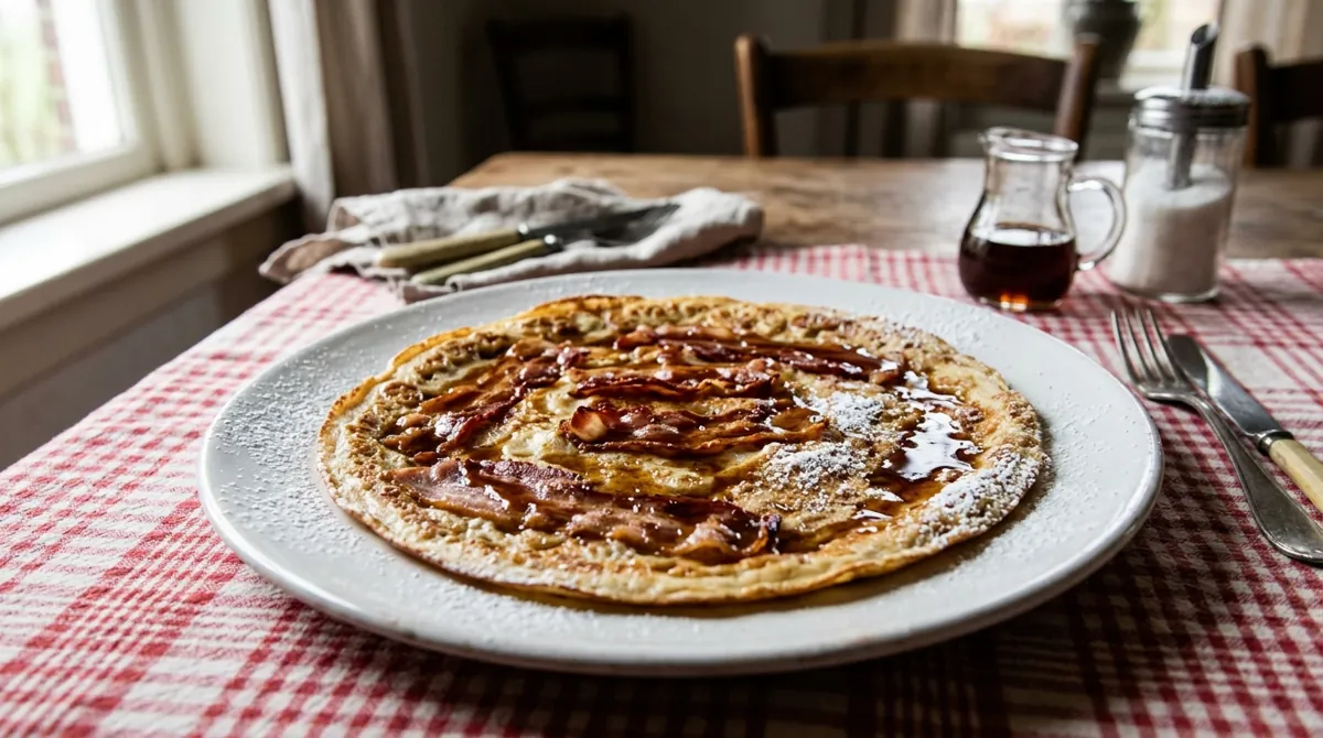 Dutch Pannenkoeken with Bacon (Spekpannenkoeken)