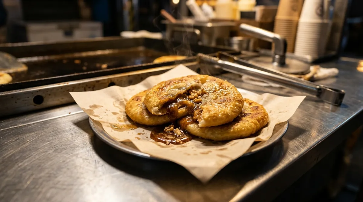Korean Hotteok (Sweet Filled Pancakes)