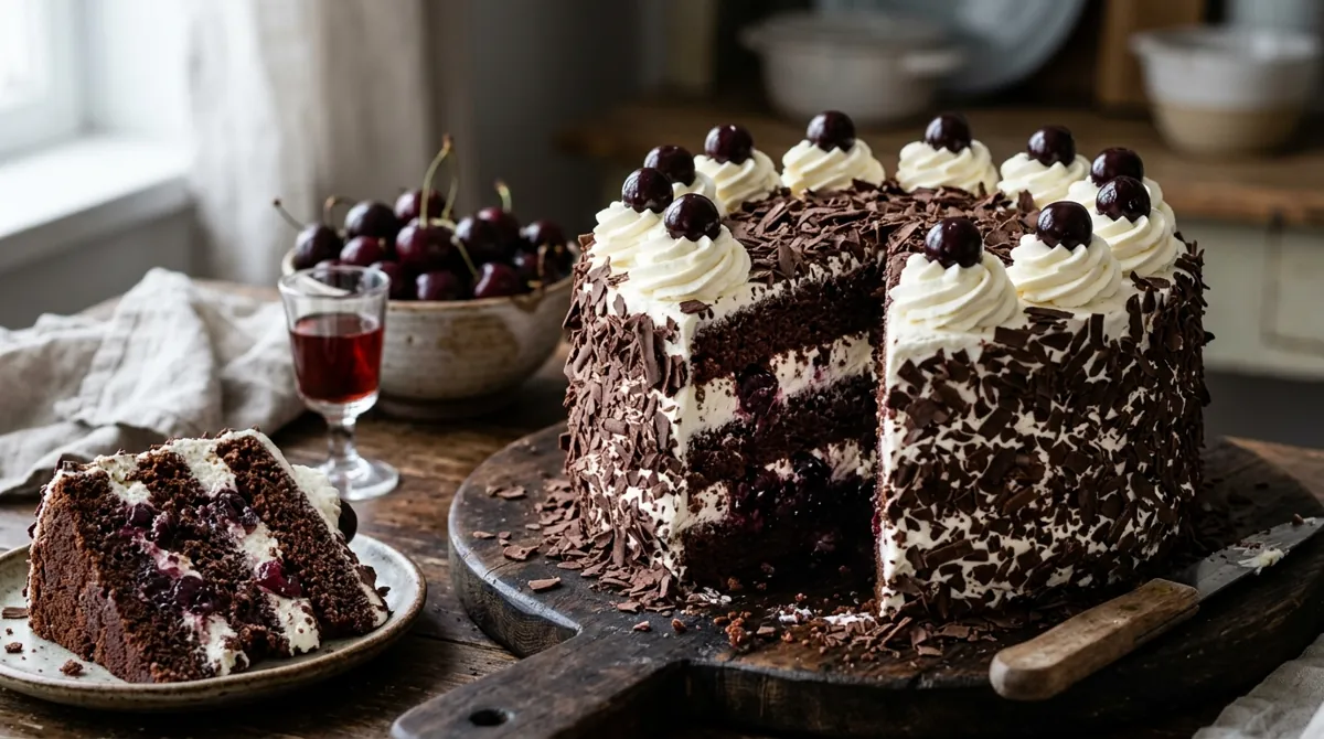 Schwarzwälder Kirschtorte (Black Forest Cake)