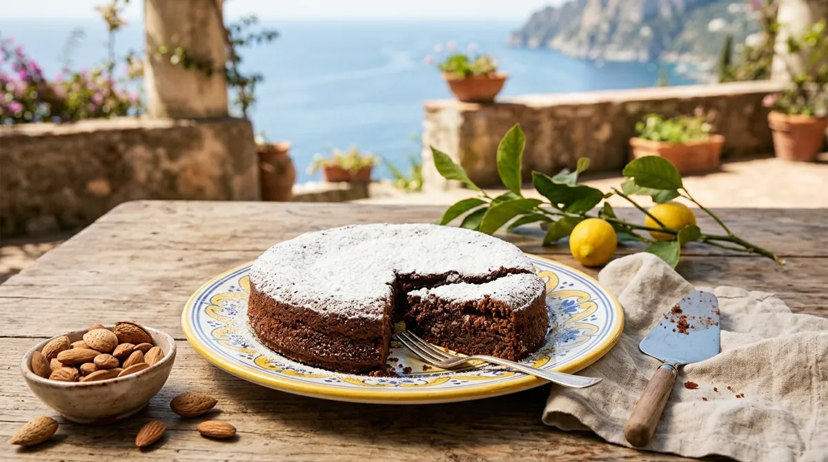 Torta Caprese (Italian Chocolate Almond Cake from Capri)