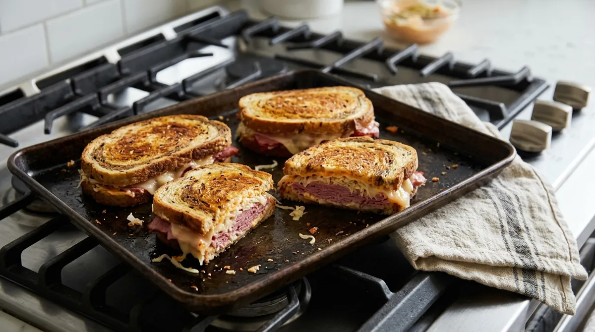 Sheet-Pan Reubens