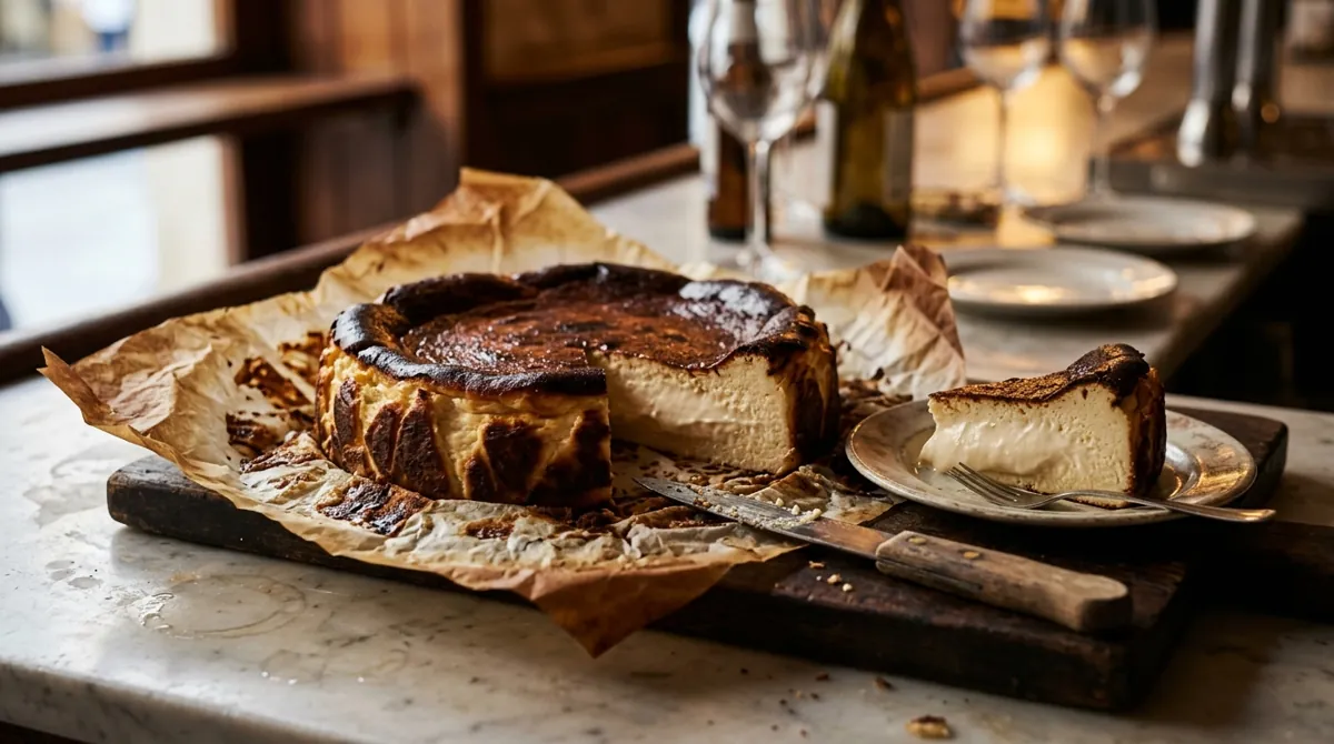Basque Burnt Cheesecake (San Sebastián Style)