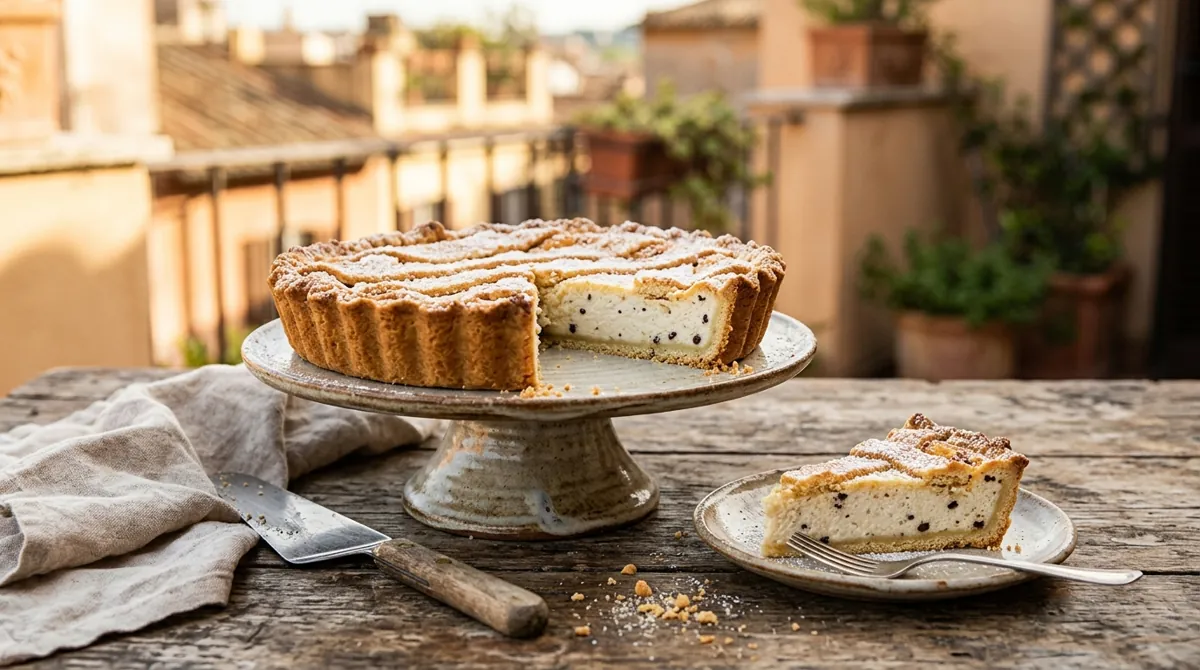 Crostata di Ricotta (Italian Ricotta Cheesecake Tart)