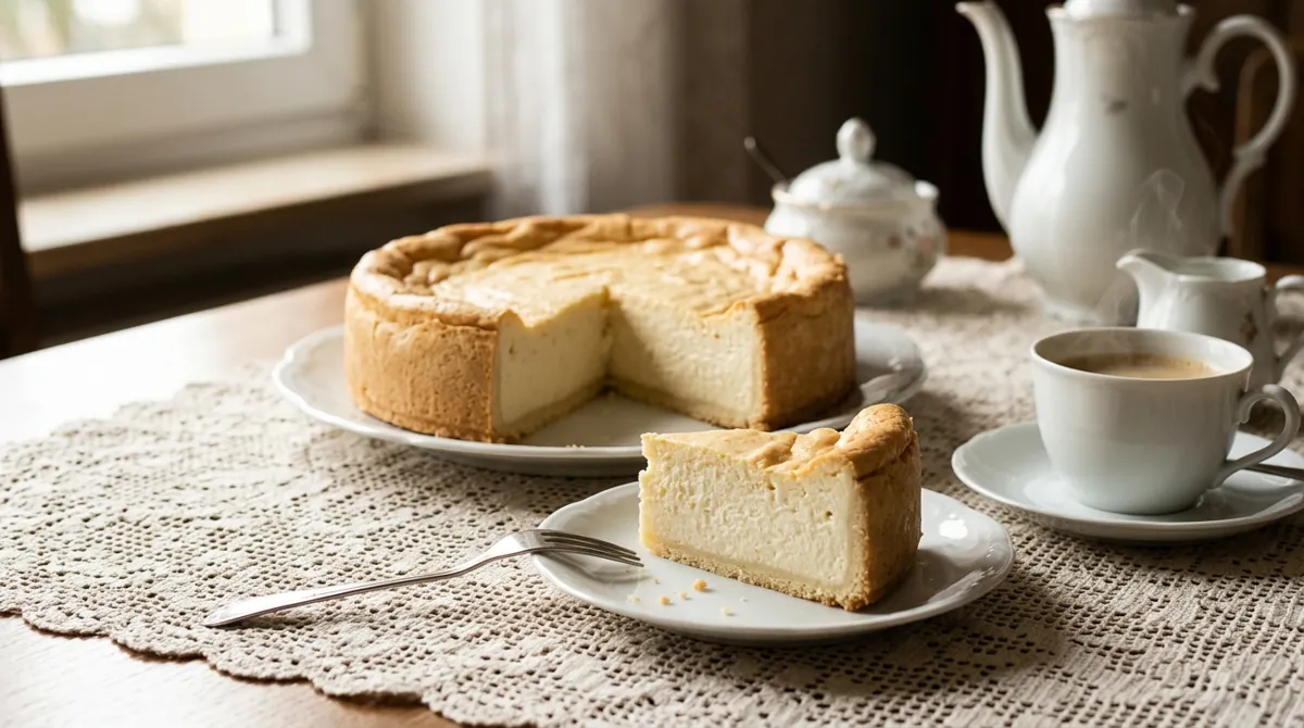 Käsekuchen (German Quark Cheesecake)
