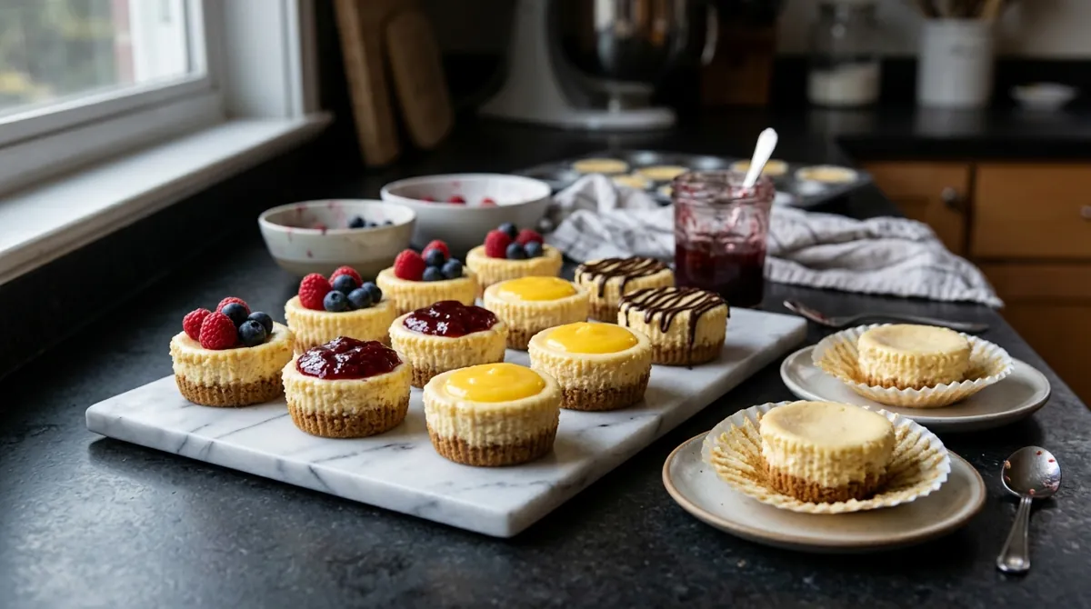 Mini Cheesecakes (Muffin-Pan Cheesecakes)