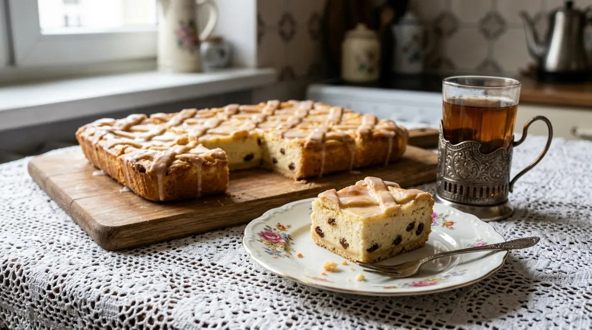 Sernik Krakowski (Polish Lattice-Top Cheesecake)