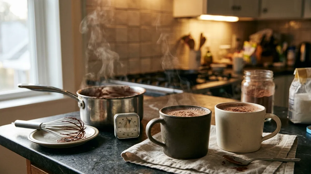 5-Minute Stovetop Cocoa for Two