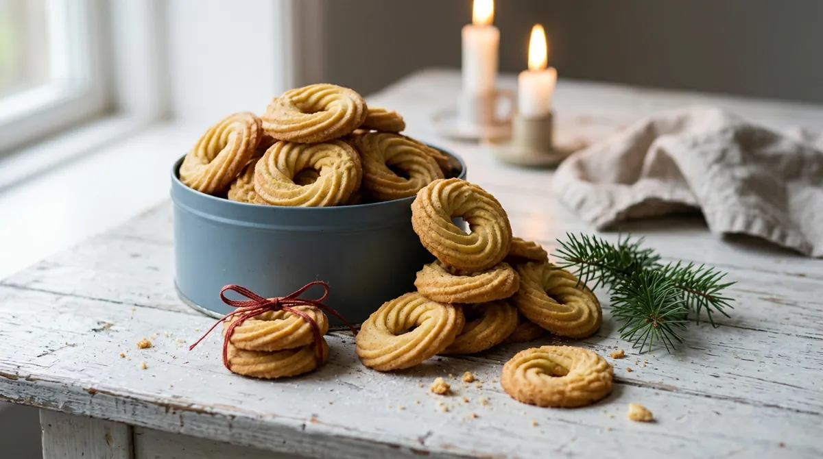 Danish Vaniljekranse (Vanilla Wreaths)