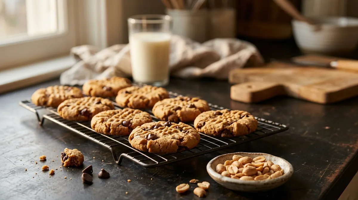 Flourless Peanut Butter Cookies