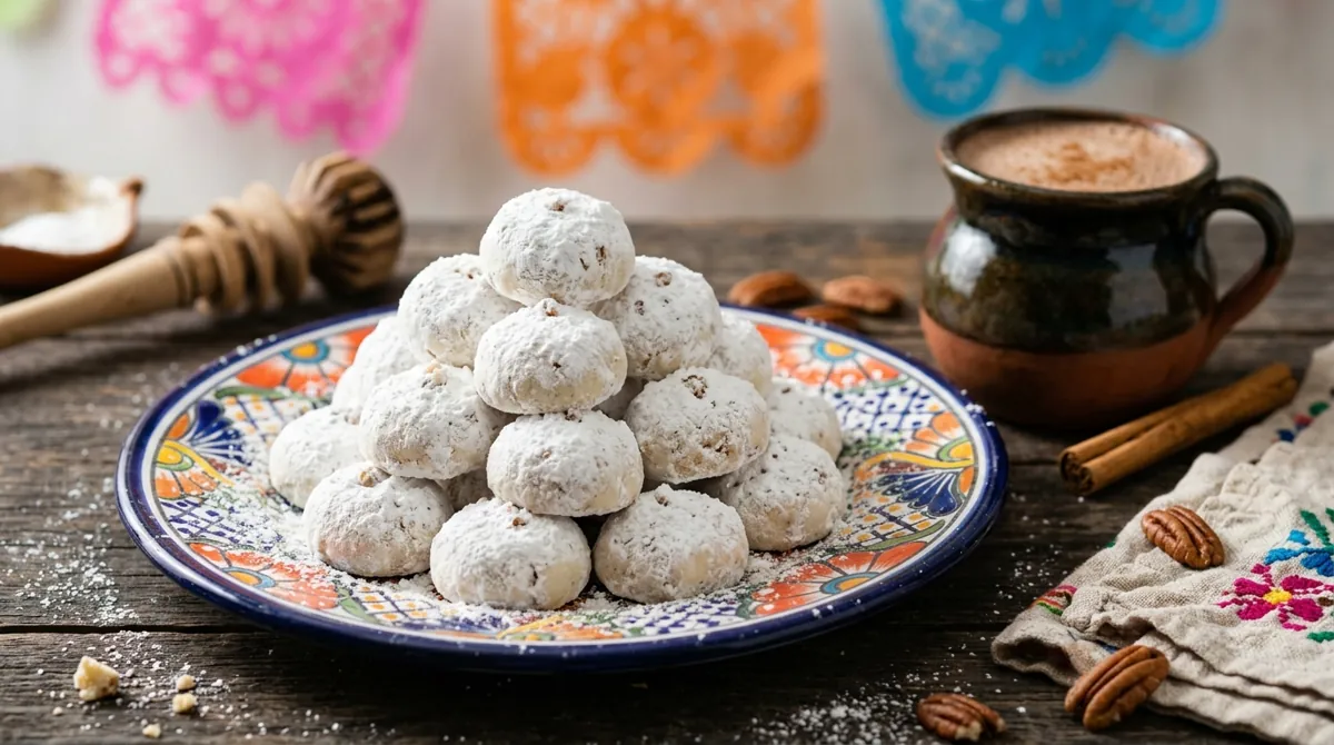 Mexican Polvorones (Mexican Wedding Cookies)