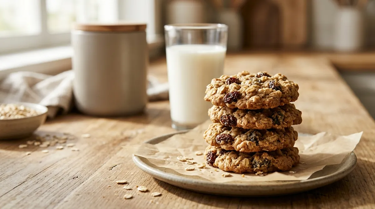 Old-Fashioned Oatmeal Raisin Cookies