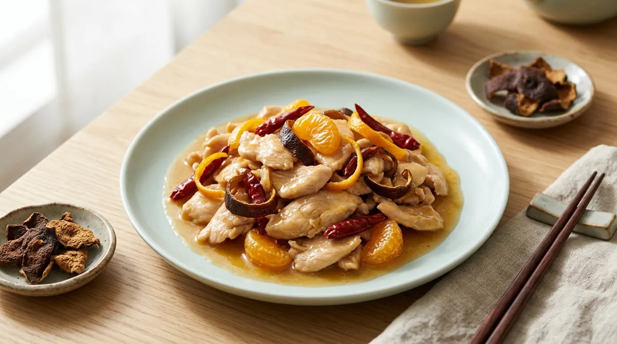 Tangerine Peel Chicken (Chenpi Chicken)