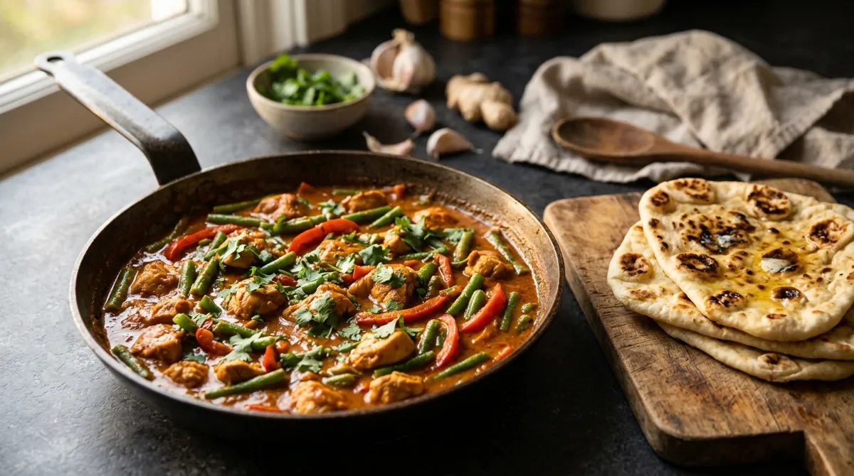 30-Minute Chicken Curry with Green Beans