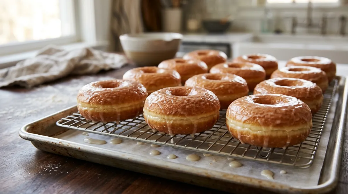 Classic Yeast-Raised Glazed Doughnuts