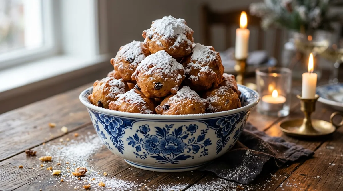 Dutch Oliebollen (New Year's Eve Doughnuts)