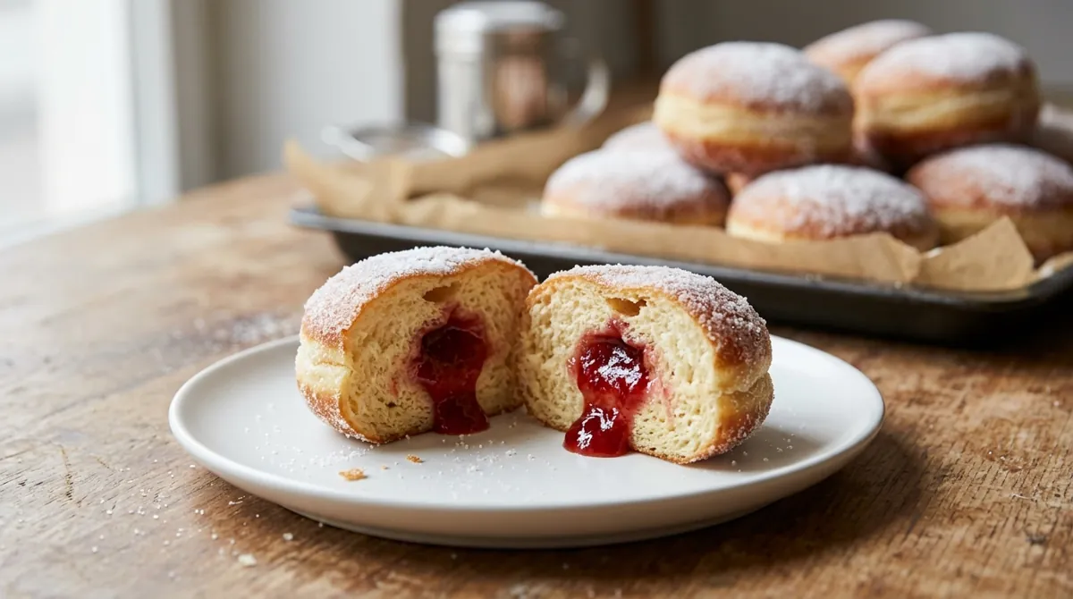 German Berliner (Jam-Filled Krapfen)