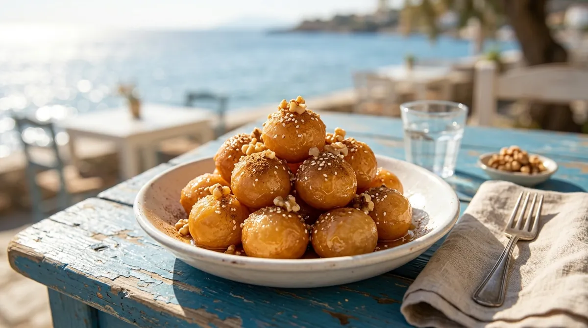 Greek Loukoumades (Honey Doughnut Puffs)