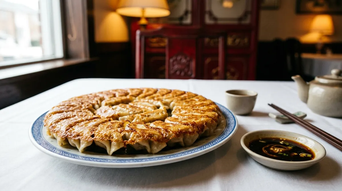 Peking Ravioli (Boston Pan-Fried Pork Dumplings)