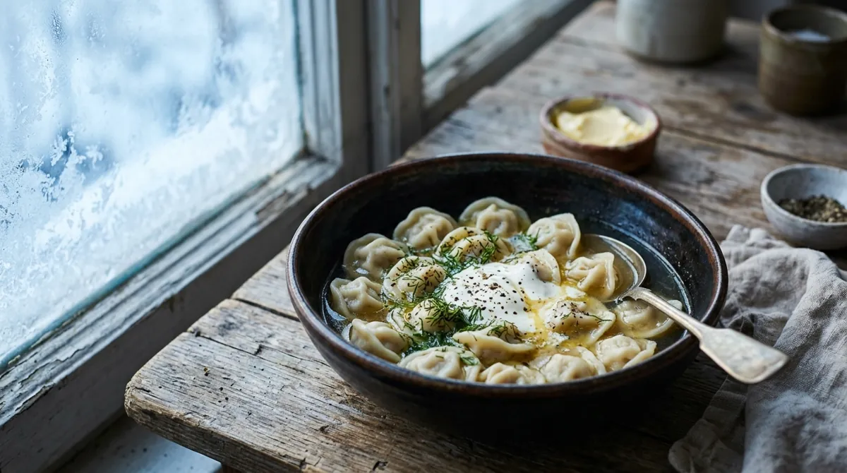 Pelmeni (Siberian Pork and Beef Dumplings)