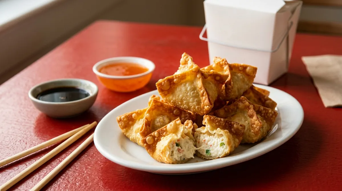 Takeout-Style Crab Rangoon (Fried Cream Cheese Wontons)