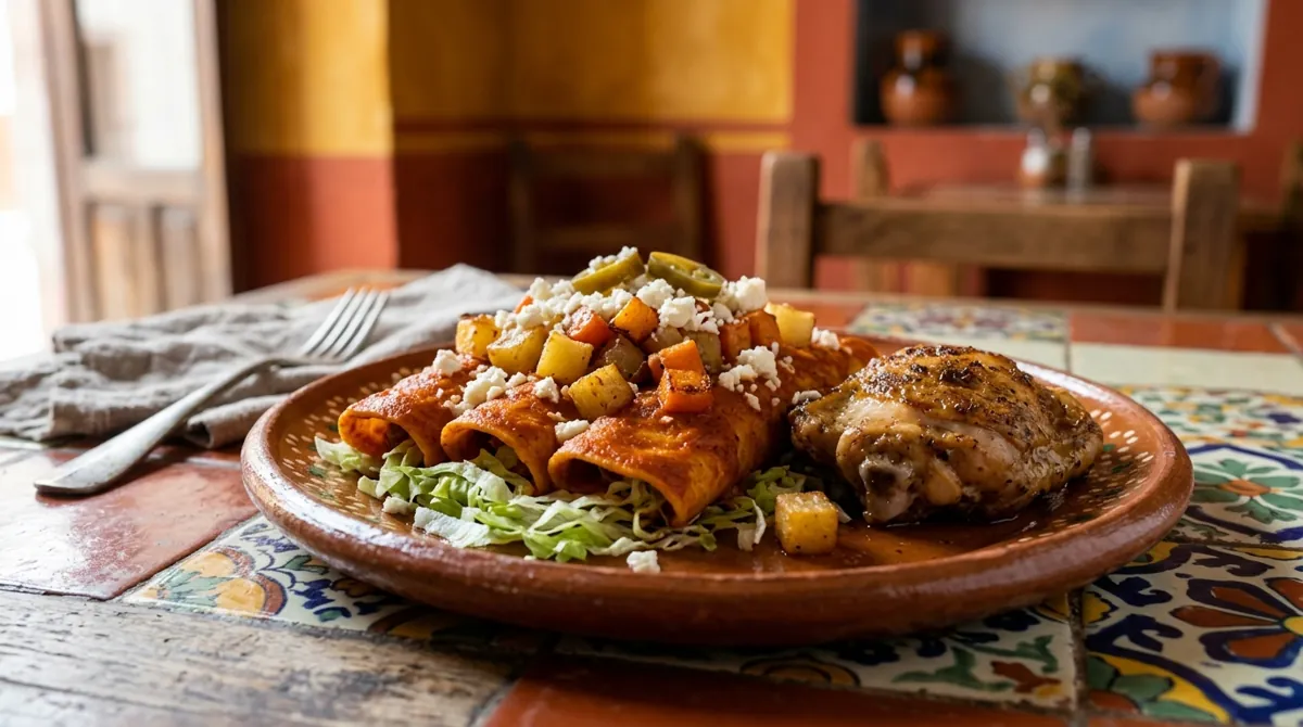 Enchiladas Mineras (Guanajuato Miners' Enchiladas)
