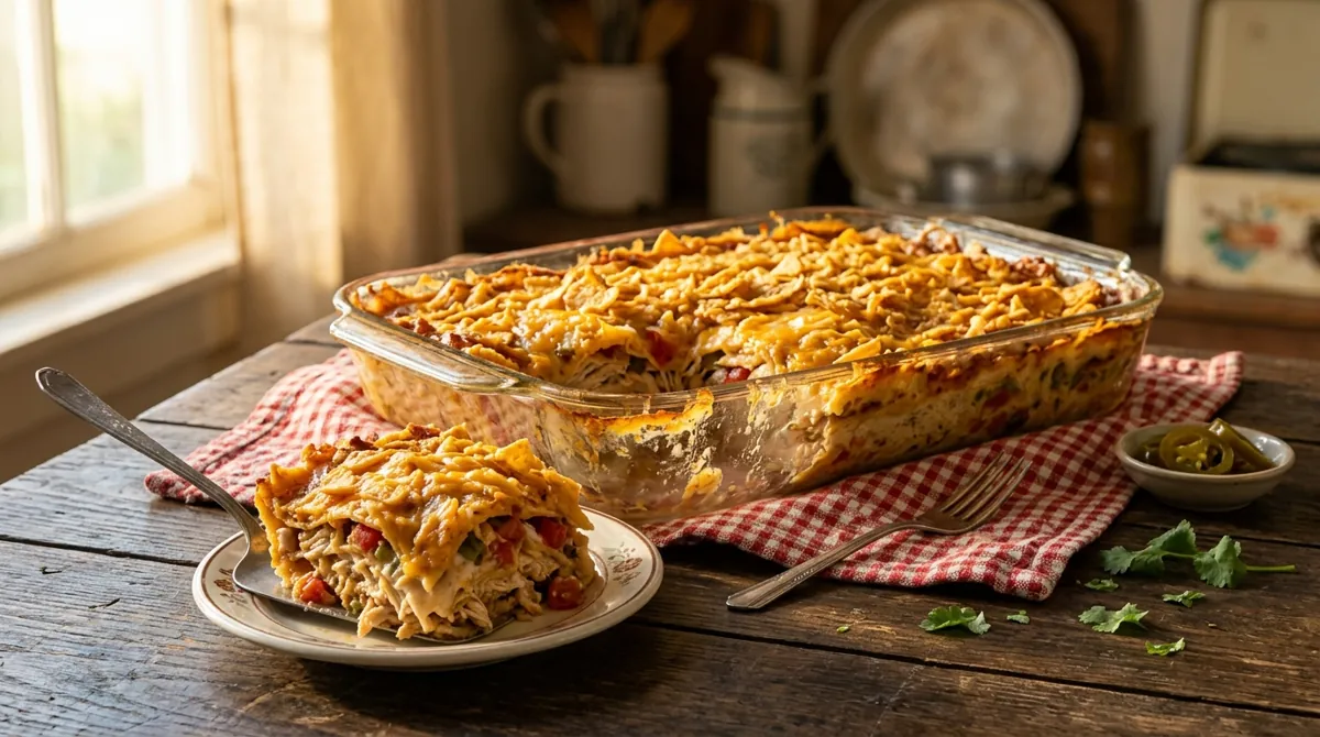 King Ranch Chicken (Texas Layered Enchilada Casserole)