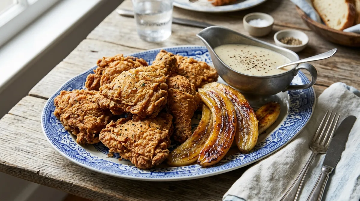 Maryland Fried Chicken with Cream Gravy