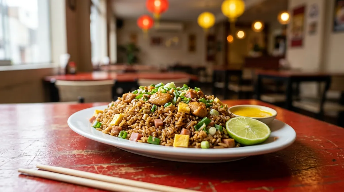 Arroz Chaufa (Peruvian Chinese Fried Rice)