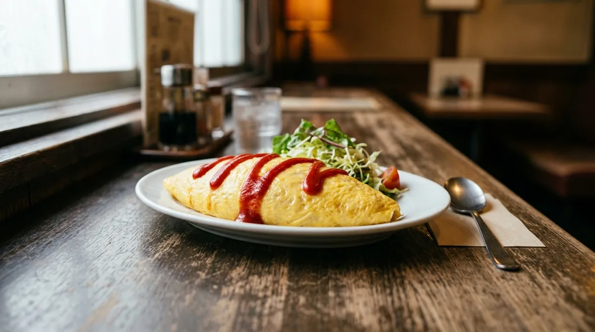Omurice (Japanese Omelet Rice)
