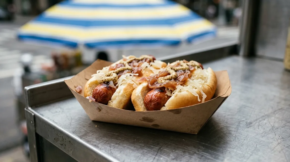 New York Street Cart Hot Dog