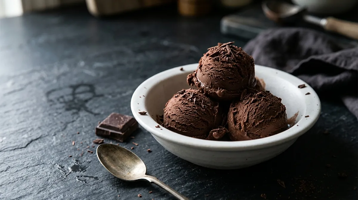 Bittersweet Chocolate Ice Cream