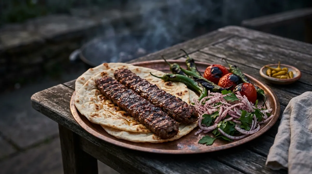 Adana Kebab (Hand-Kneaded Ground Lamb Skewers)