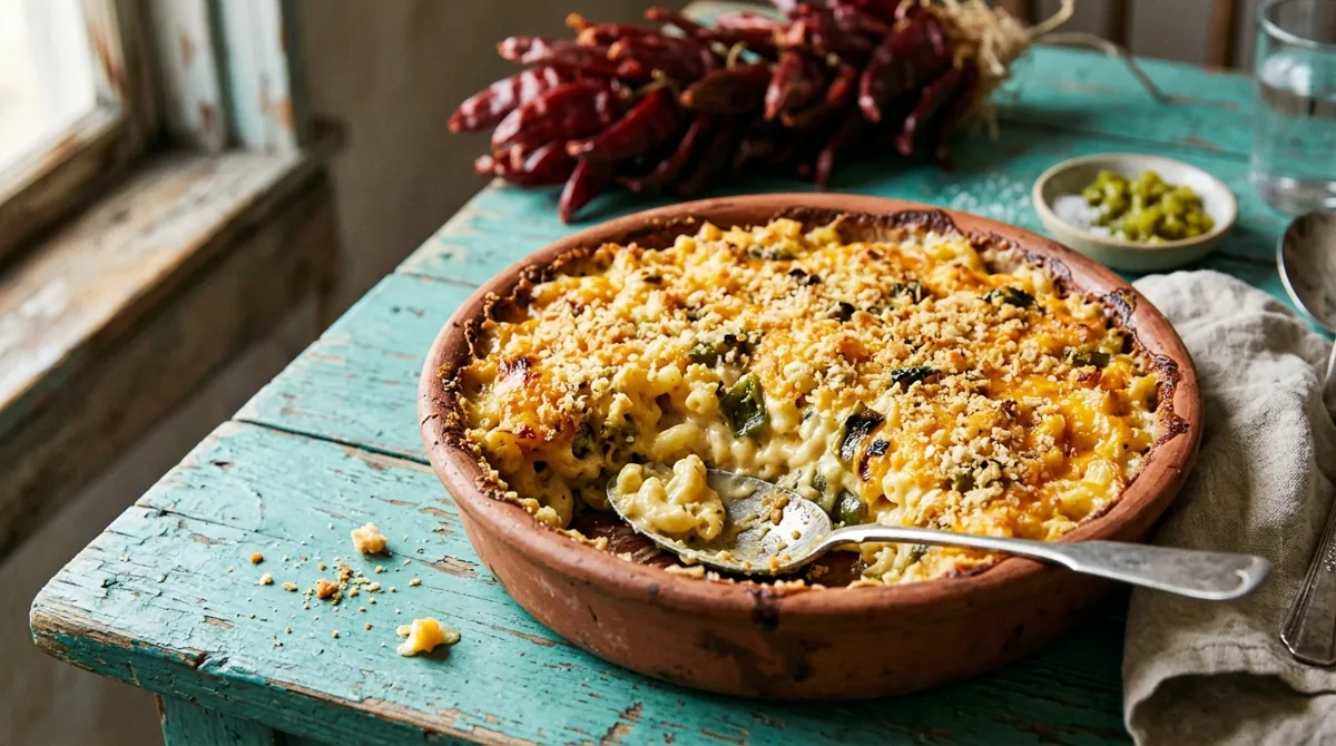 New Mexico Green Chile Mac and Cheese