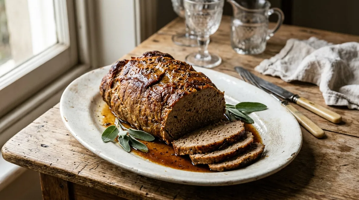 1887 Veal Loaf (The White House Cook Book)