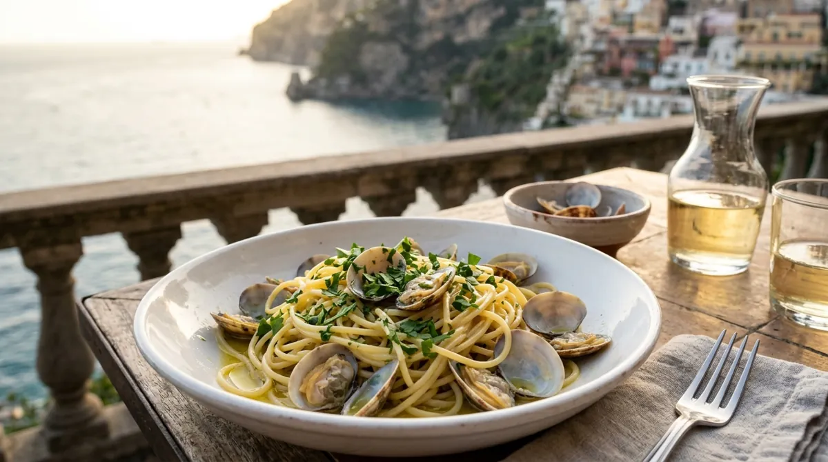 Spaghetti alle Vongole in Bianco (Spaghetti with Fresh Clams)