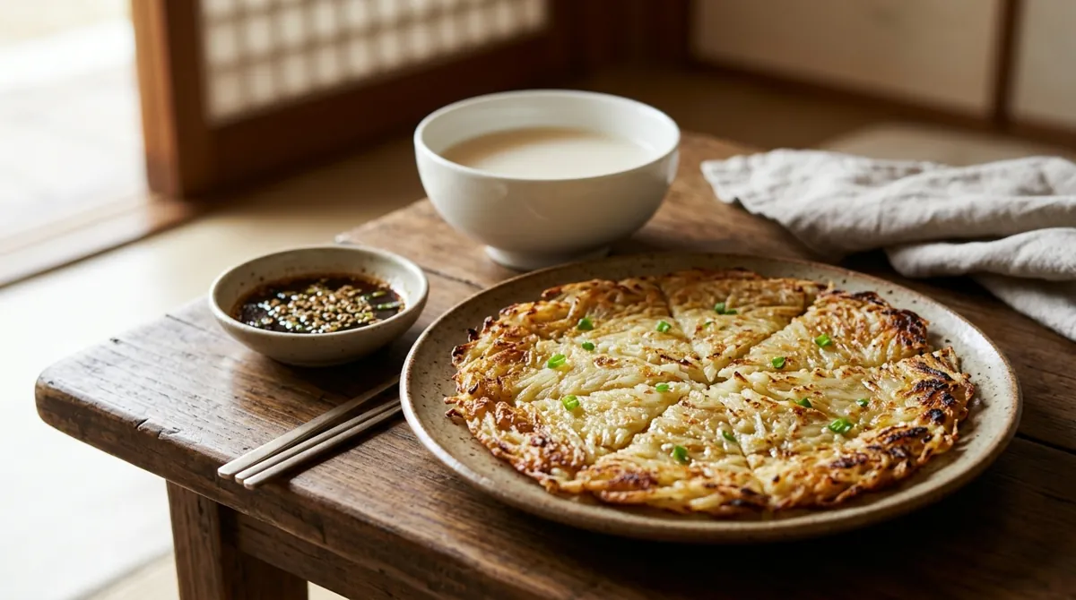 Korean Gamja-jeon (Potato Pancakes)