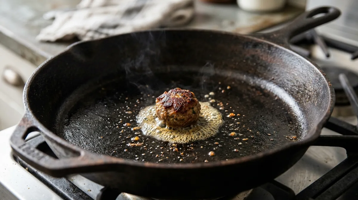 Step 4: Fry one tiny test piece and taste it