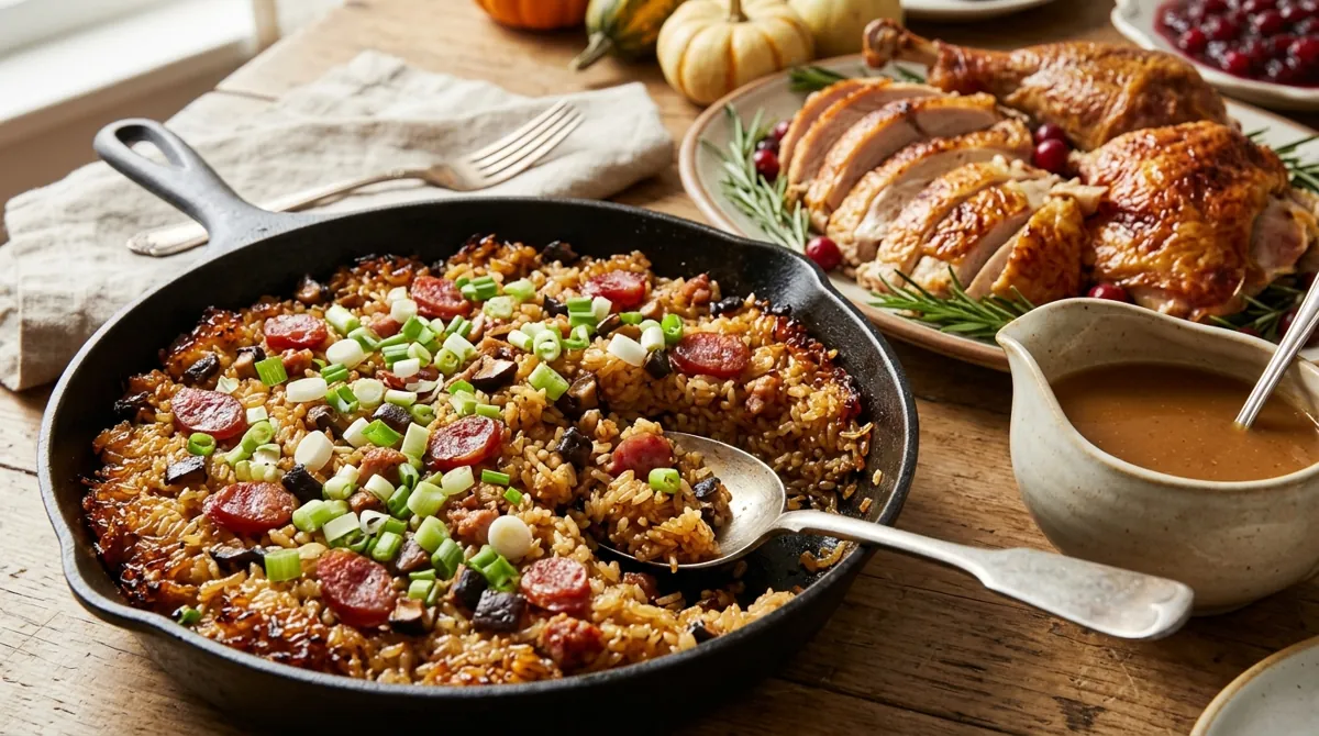 Chinese-American Sticky Rice Stuffing