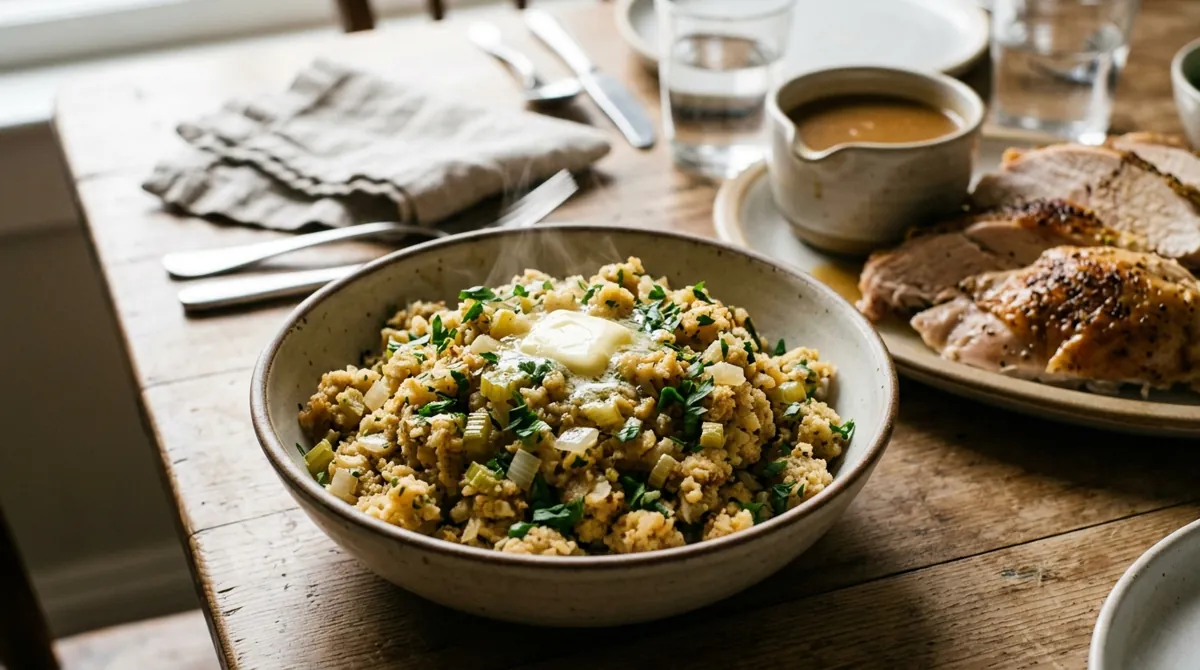 Stovetop-Style Stuffing, Inspired by Stove Top