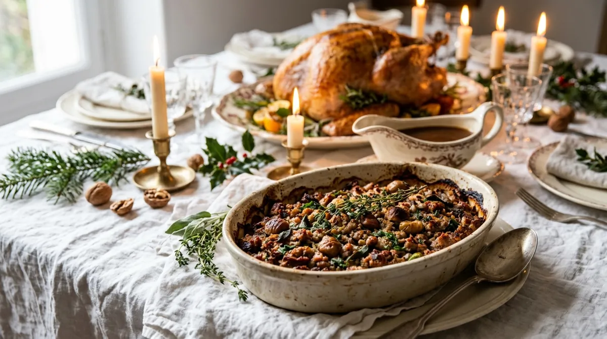 Chestnut and Pork Stuffing (Farce aux Marrons)