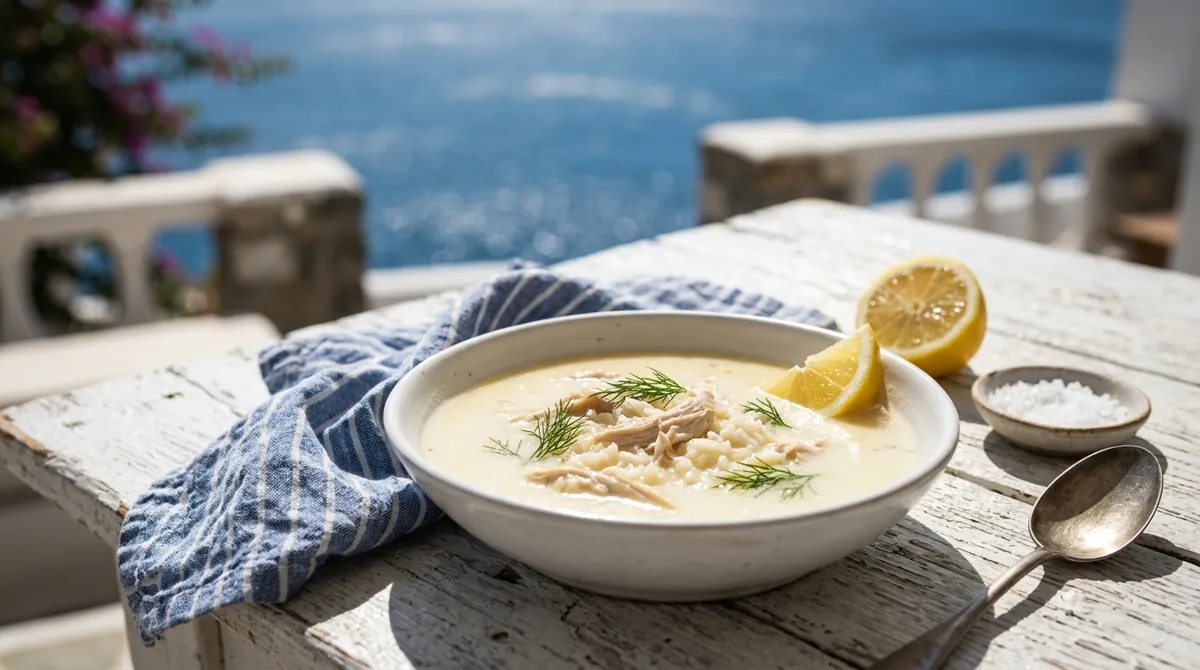 Avgolemono (Greek Lemon-Egg Chicken Soup)