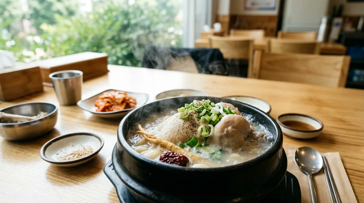Samgyetang (Korean Ginseng Chicken Soup)