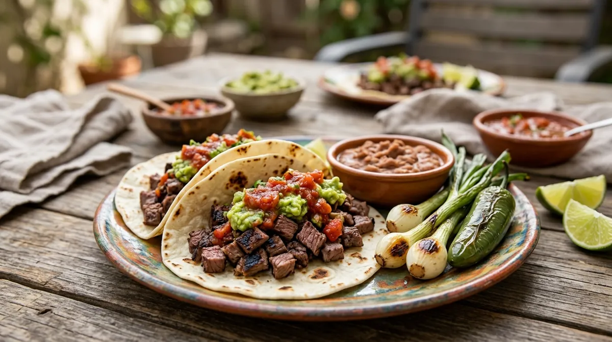 Sonora-Style Carne Asada Tacos
