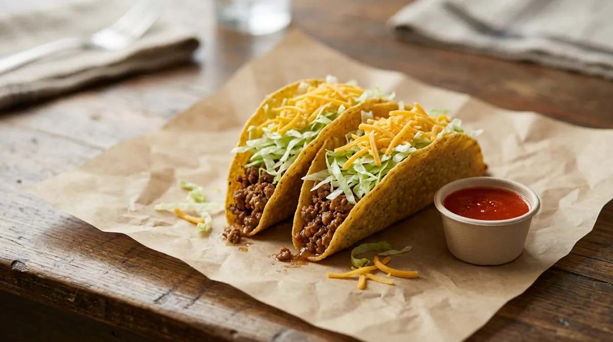 Crunchy Seasoned Beef Tacos, Inspired by Taco Bell