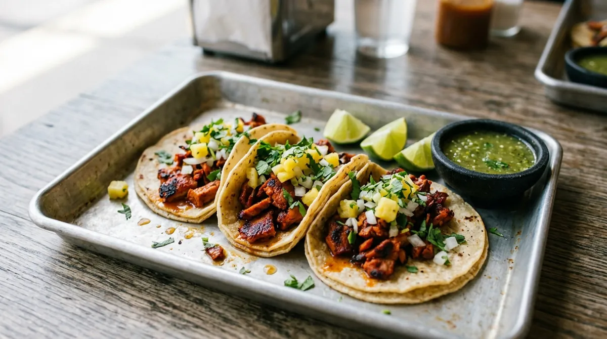Tacos al Pastor (Mexico City Spit-Roasted Pork, Made in a Loaf Pan)